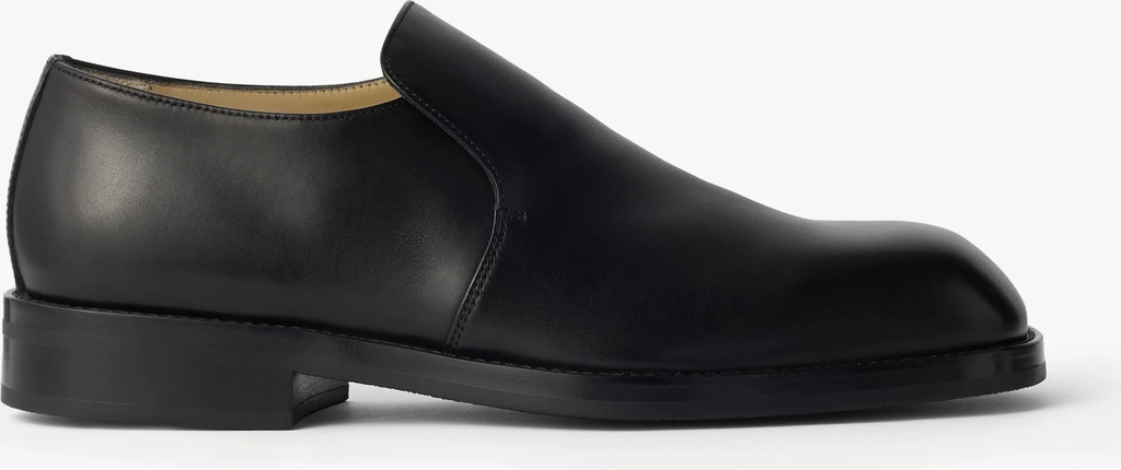 formal slip on loafers in black