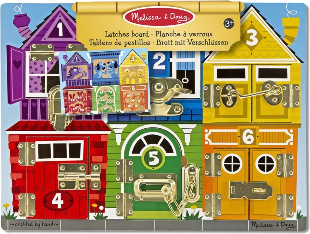 Låspussel Aktivitetsbräda Lås Trä Melissa & Doug
