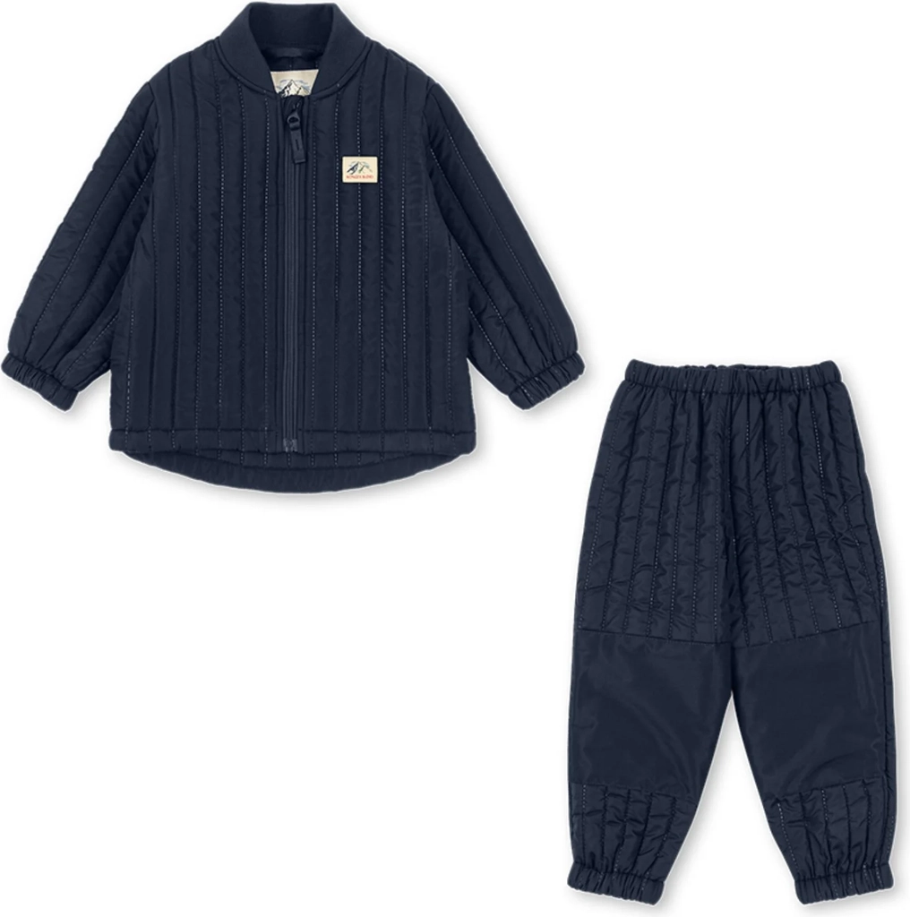 Konges Sløjd Set Chaqueta Pantalones Evi Acolchado - Azul