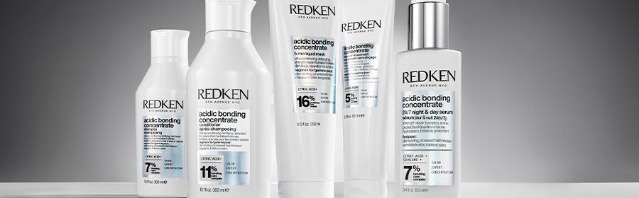 redken acidic bonding concentrate shampoo 300ml, conditioner 300ml and leave-in treatment 150ml bond repair bundle