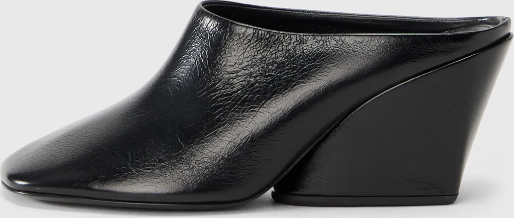 slant - mules med hæl - black