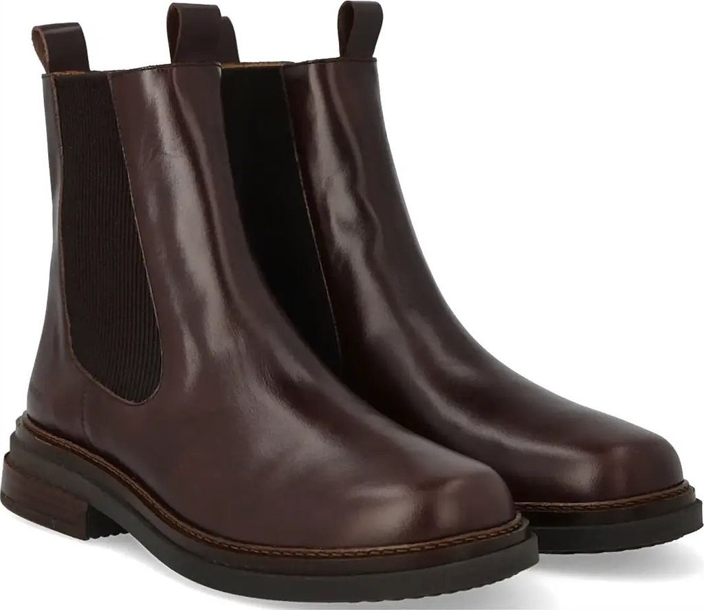 ANGULUS Booties - Flat - With Elastic - Brown - 39