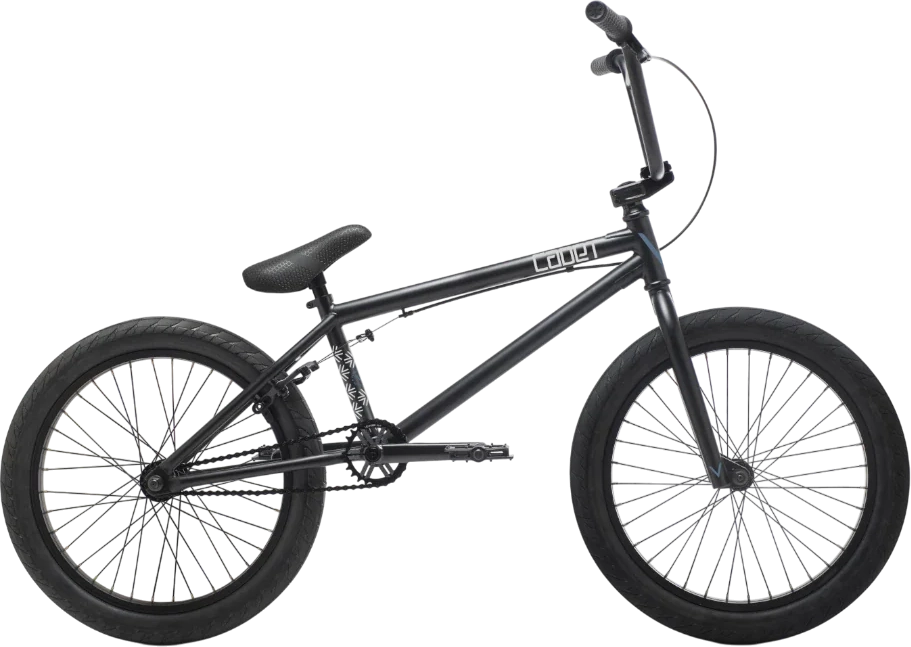 verde cadet 20" bmx bike 20.25" top tube black