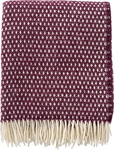 Klippan Uldplaid Dots Port Royal 0008 - Plaider hos Magasin