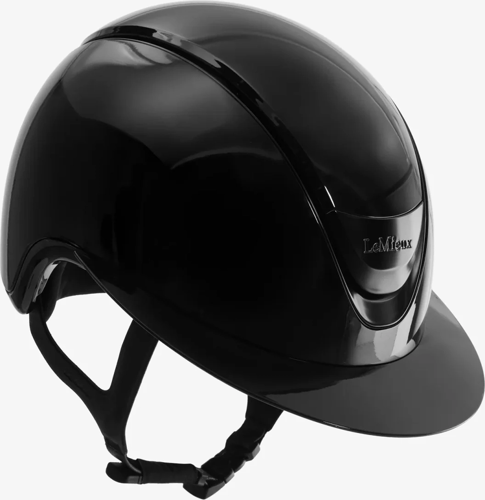LeMieux Ridehjelm Verv Glossy Black