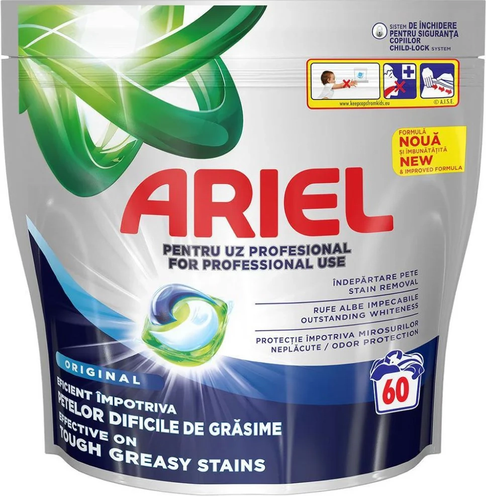 Ariel Original Vaskekapsler Pods 60 Stk