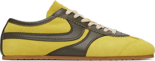 Dries Van Noten Læder Sneakers - Yellow