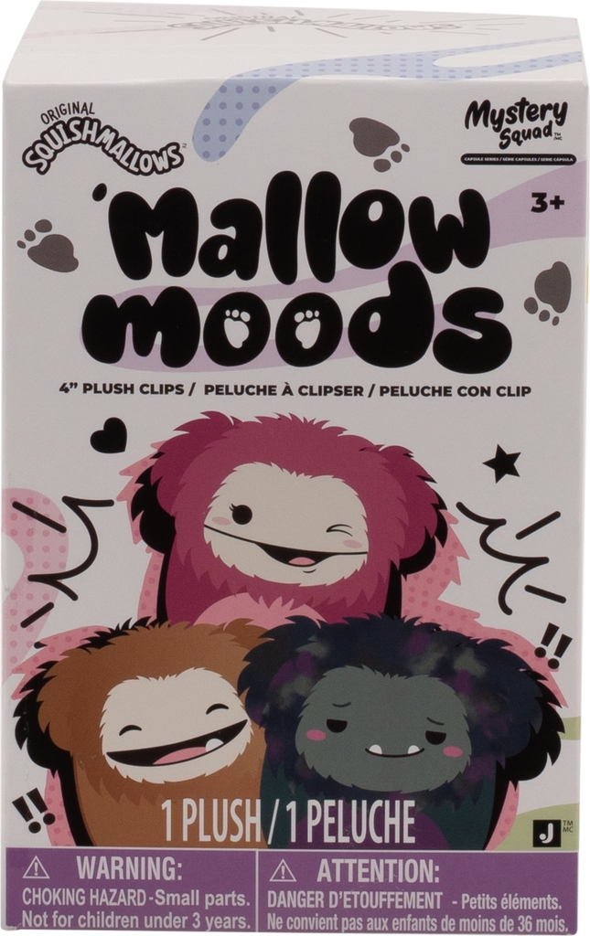 Squishmallows 10 cm Big Moods Clip On Mystery Box