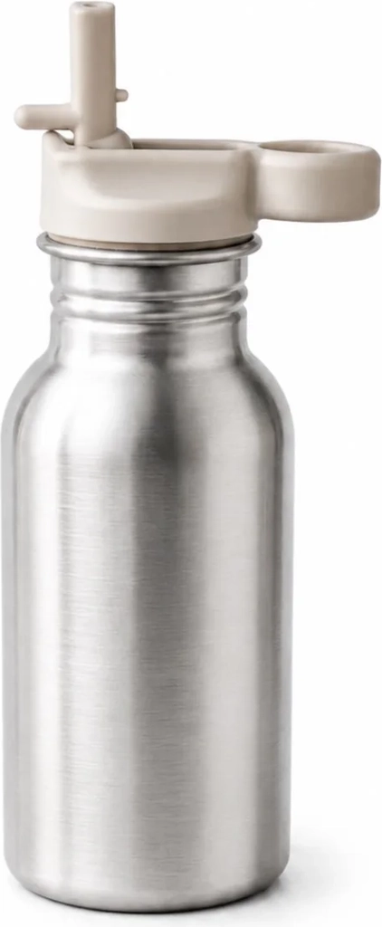 haps nordic steel strawlid flaske 400 ml.