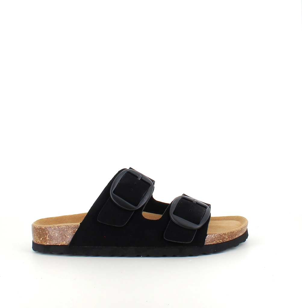 cruz sandal med justerbar pasform - sort