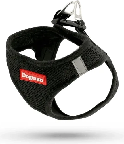 Dogman Air Mesh Step-in Vest Sele - Sort