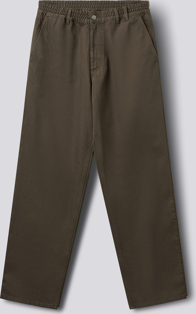 clay twill pants - wood