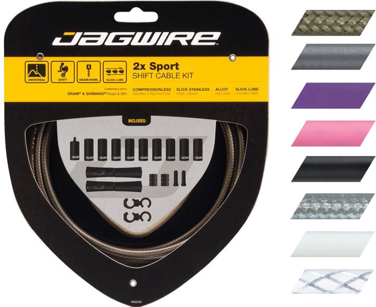 jagwire 2x sport gearskiftesæt