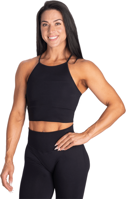Better Bodies Performance Crop Halter Top Sort