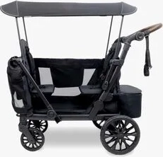 Wonderfold L2 Quad Stroller Wagon Black