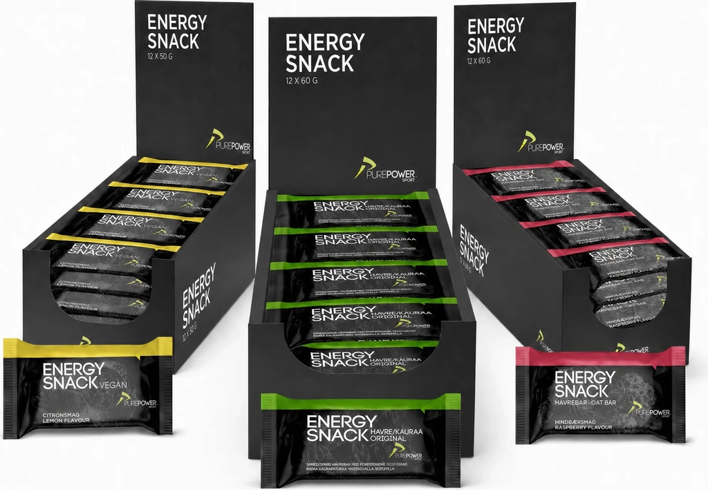 Energy Snack Trio Pack - 36 stk.