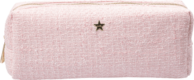 dark tweed tool pouch cotton candy