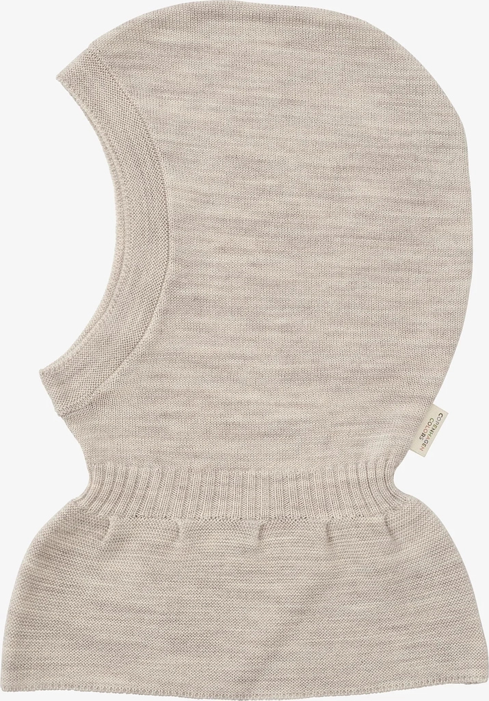 Copenhagen Colors Elefanthue Frill Merinould - Pale Cream Melange / 3-9 år