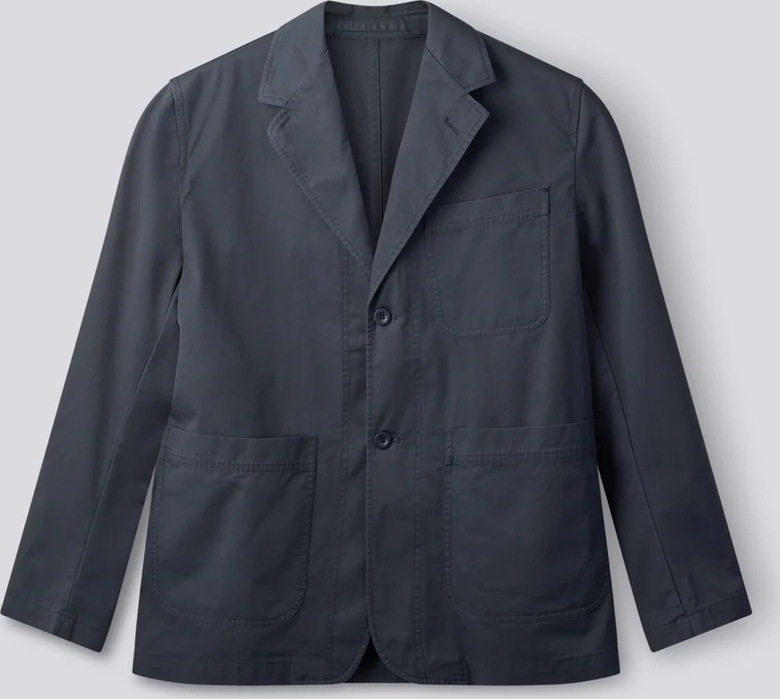 work unconstructed blazer - navy