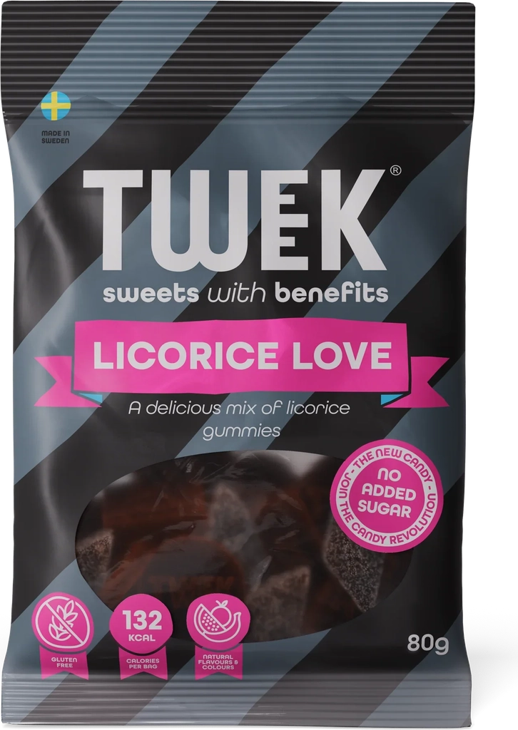 tweek candy - licorice love (80g)