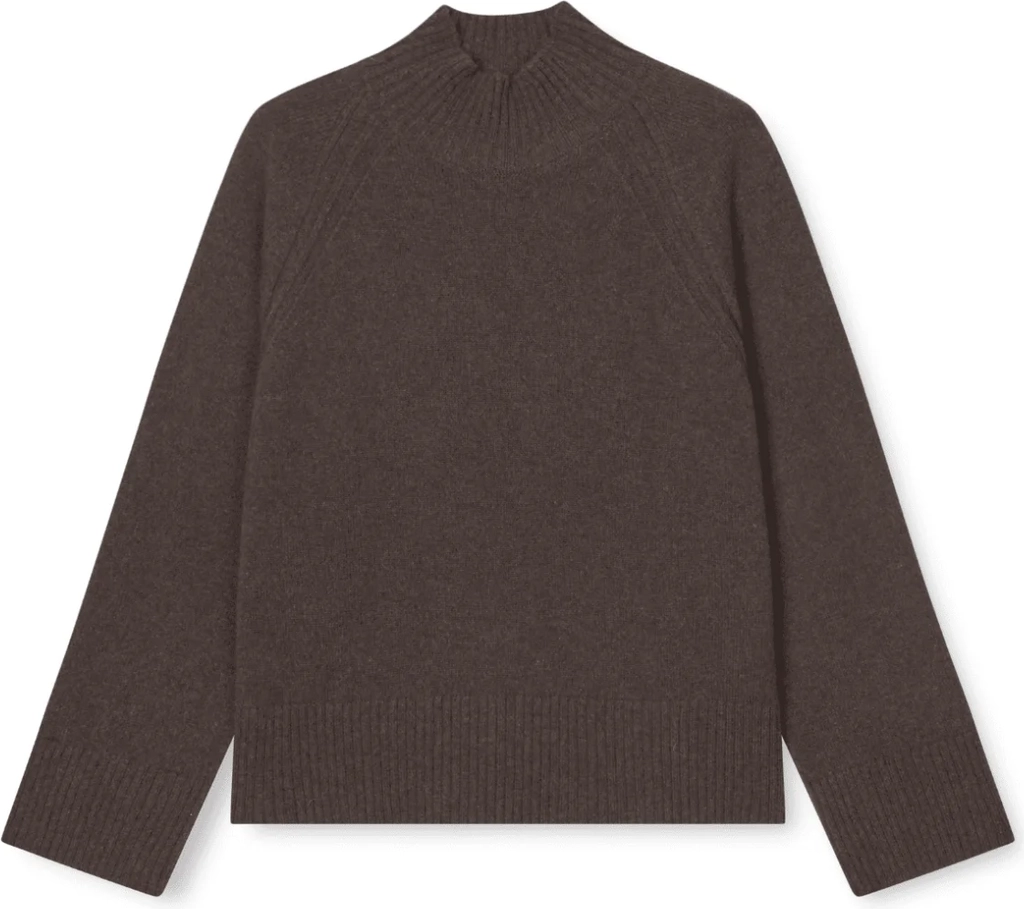 sibin linnebjerg gemma sweater – brun