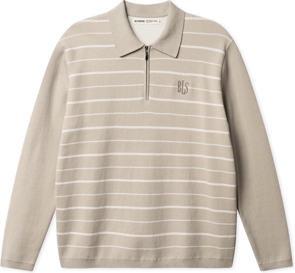 trieste ls polo - grey