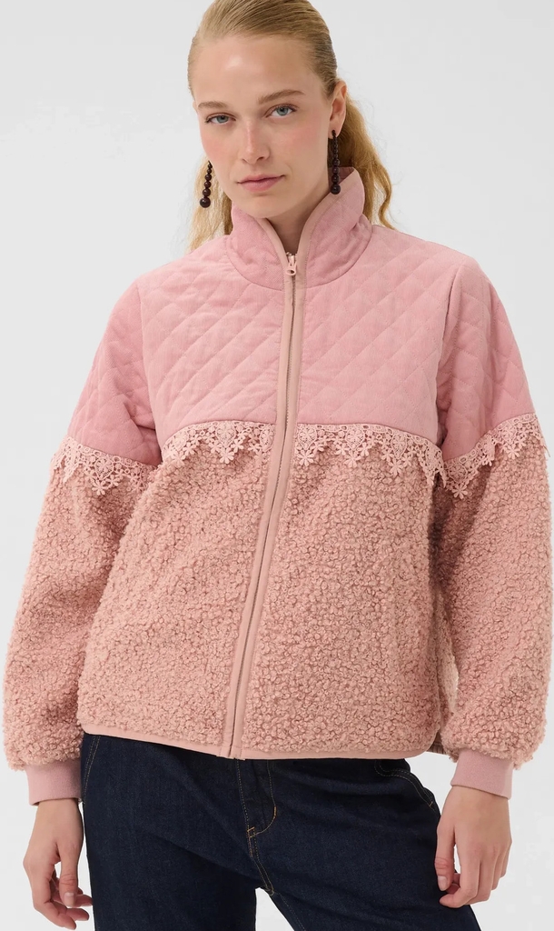 CULTURE Jakket Lenia Catina Teddy - Navy