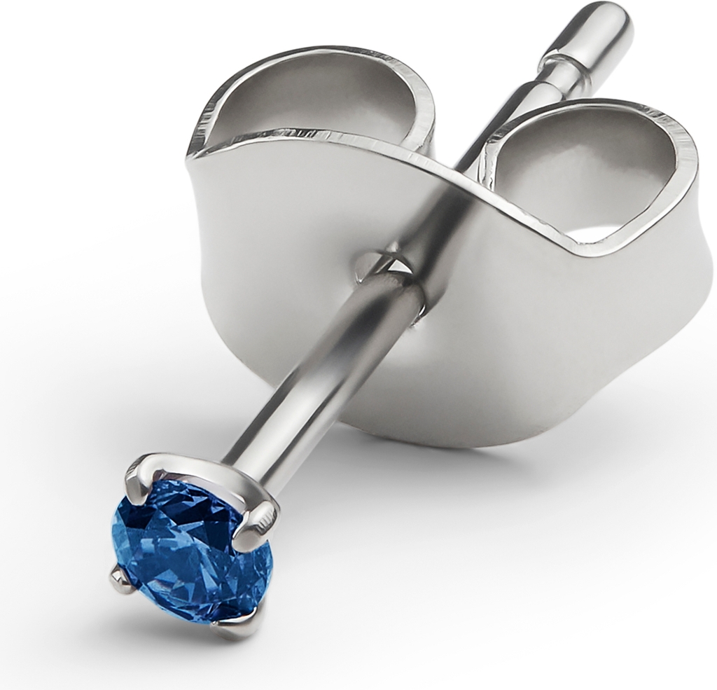Fort Tempus Aura Titanium Blå Zirkonia Ørering