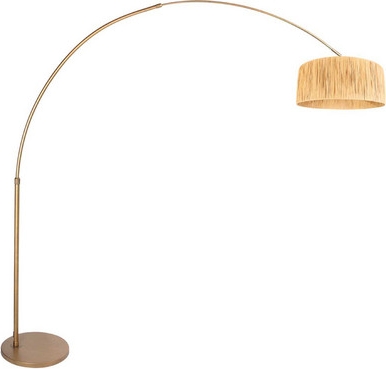 bue-gulvlampe sparkled light bronze/brun 240 cm, kork