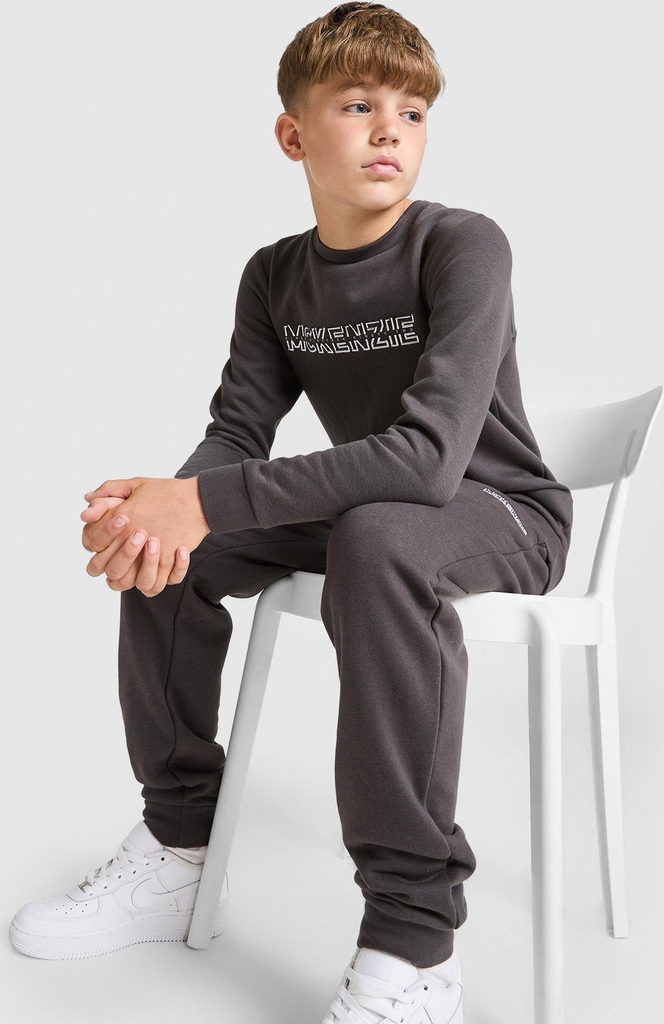 McKenzie Dual Crew Tracksuit Junior - Grå