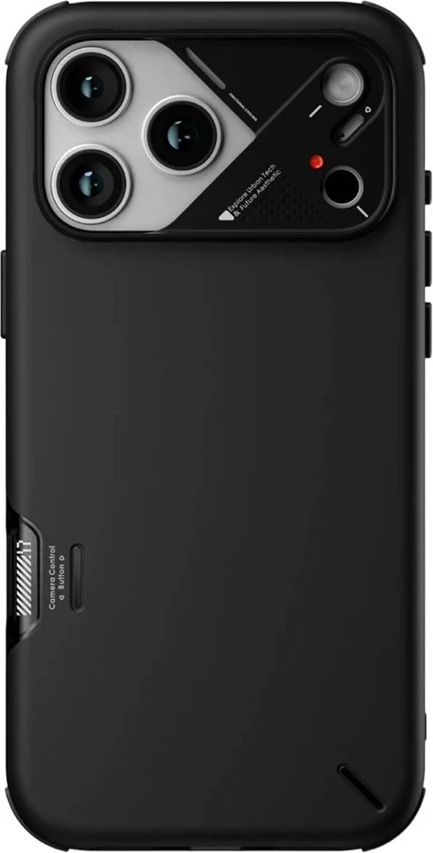 iPhone 17 Pro Max AULUMU Stødabsorberende Hybrid Mobilcover - MagSafe Kompatibel - Sort
