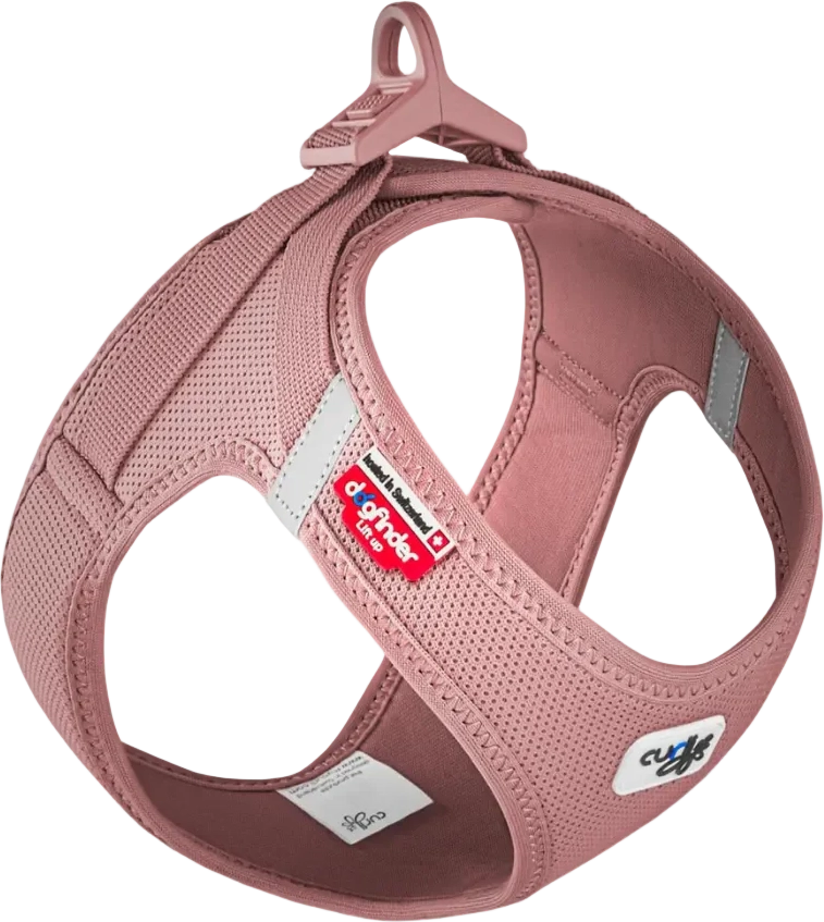 curli vest sele clasp air-mesh rosa