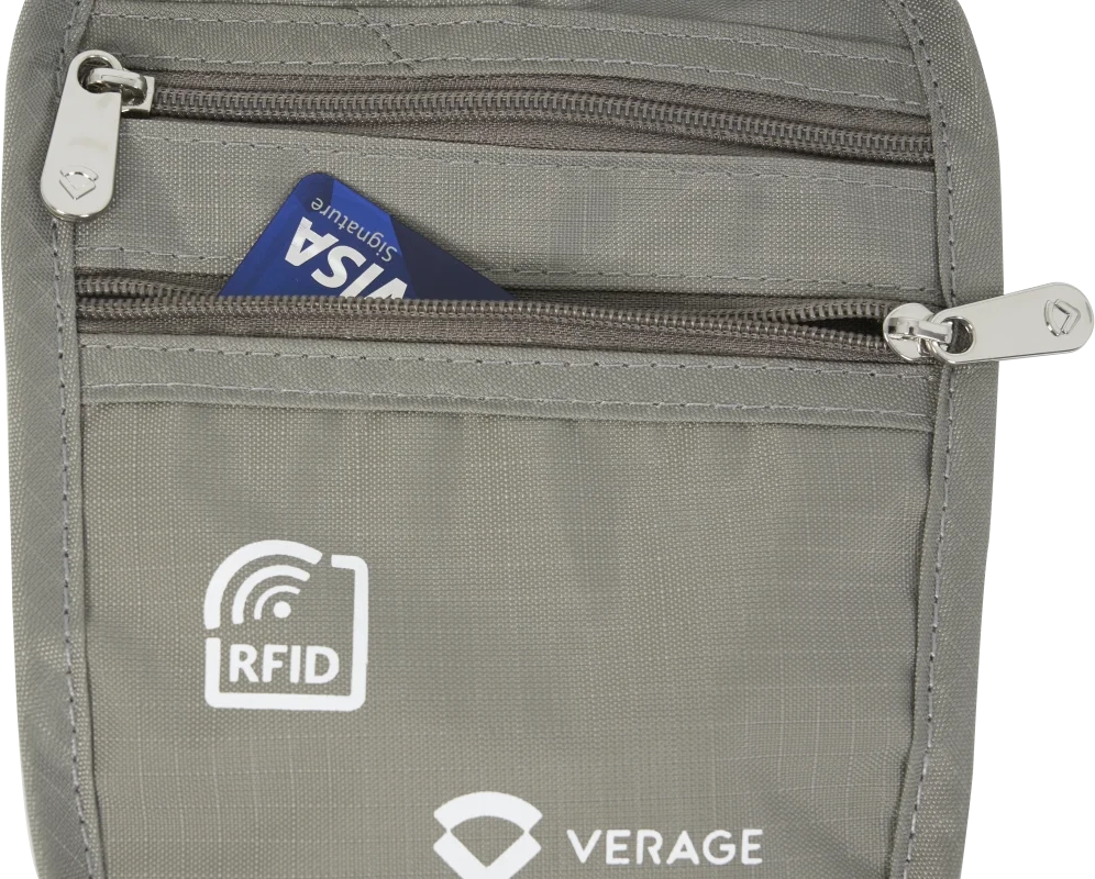Verage Neck Wallet Grey