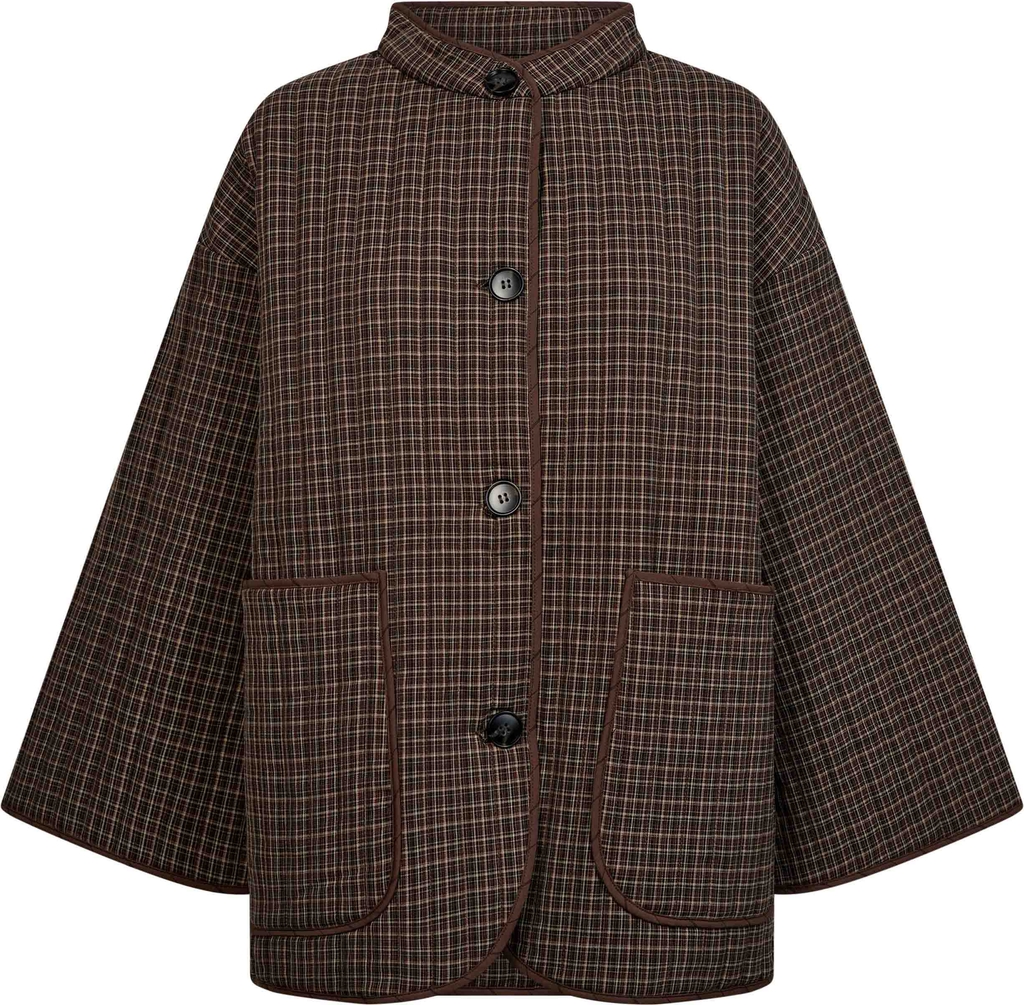 A-VIEW Juliane Jacket Kvinde Brown Overgangsjakker Str 34 - Polyester hos Magasin
