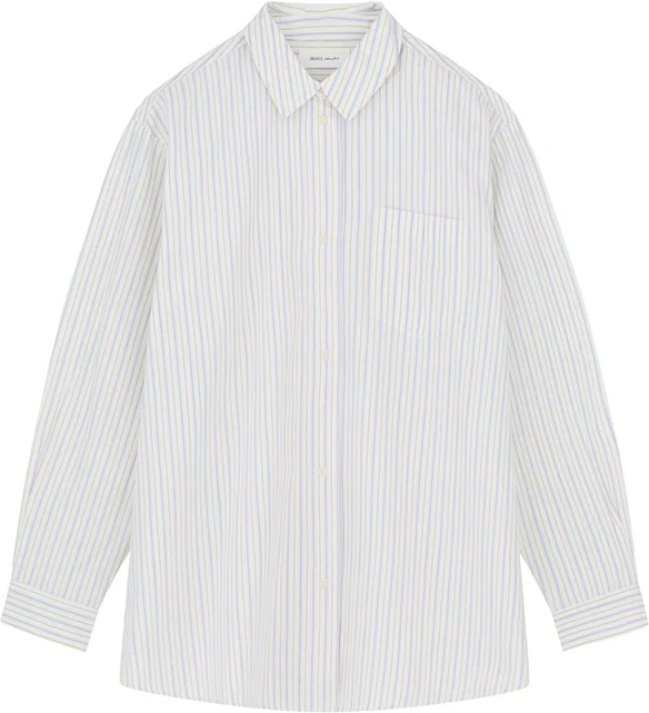 Skall Studio Edgar Shirt - Yellow/Blue Stripe