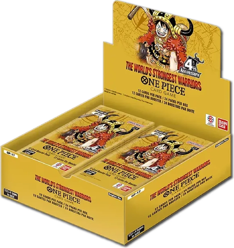 one piece card game: the world's strongest warriors booster box (op17)