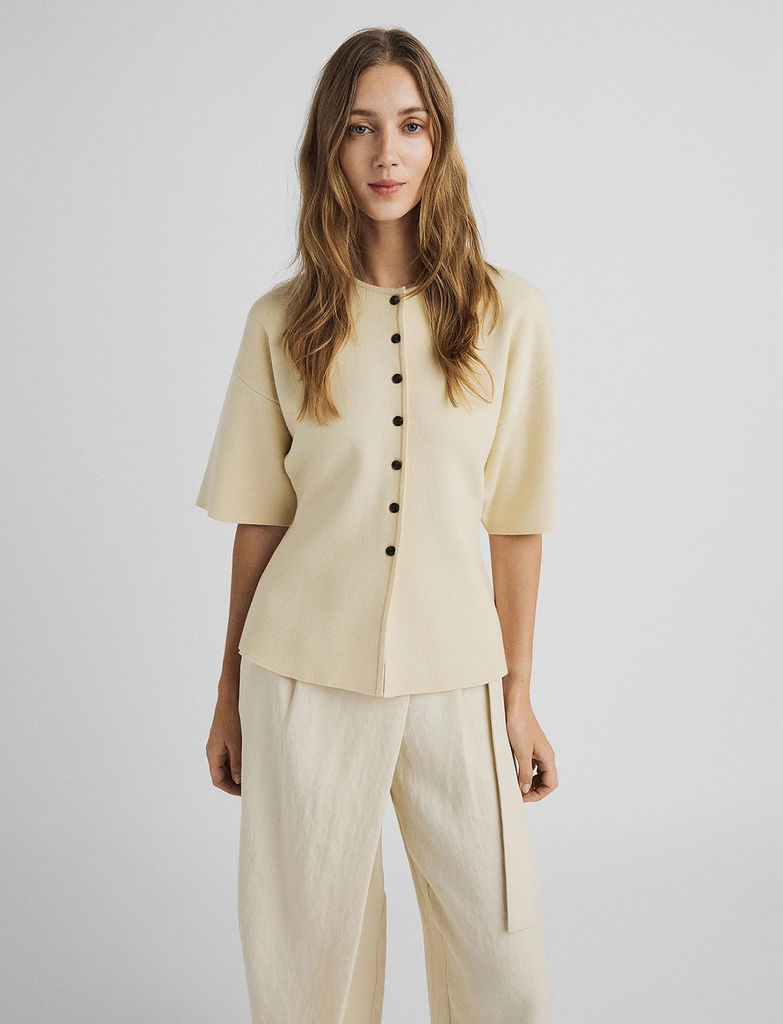 mschmirielle east 2/4 cardigan - cardigans