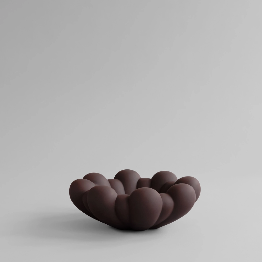 bloom tray, big - chocolate brown