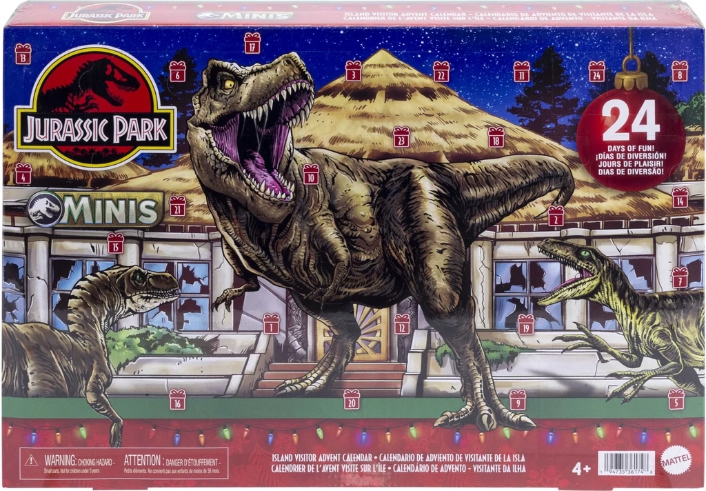 jurassic park minis advent calendar island visitor