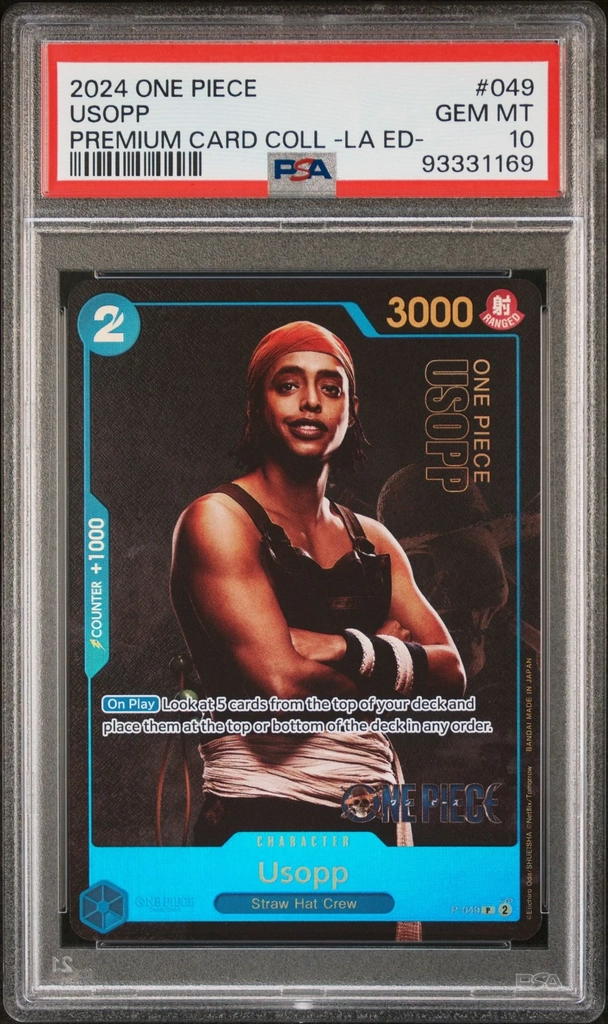 Usopp #049 - Live Action Premium Coll. - Promo - PSA 10