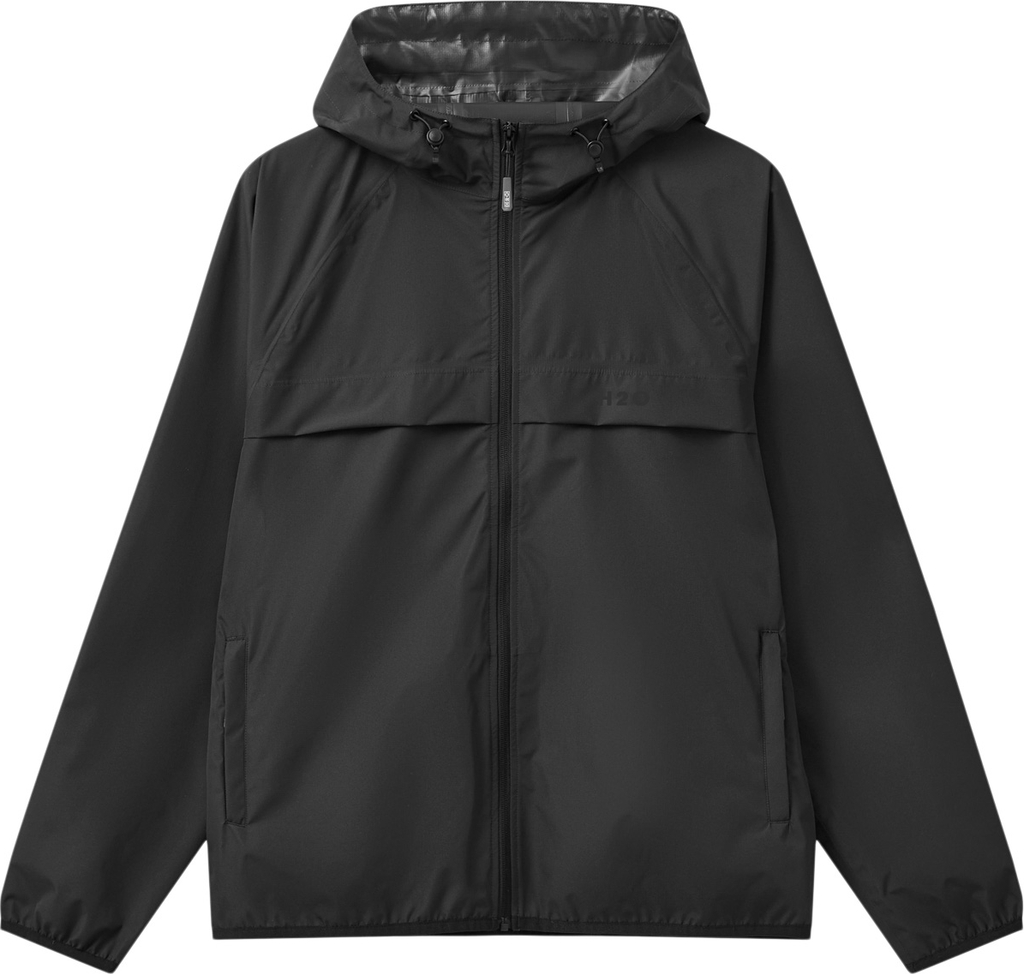 H2O LW Packable Rain Jacket - Black