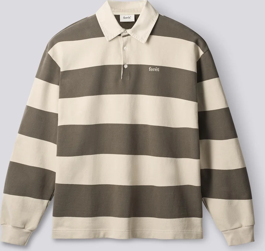 match rugby sweat - wood stripe