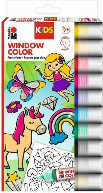 marabu - window color - fun & fancy vinduesmaling - fe motiver