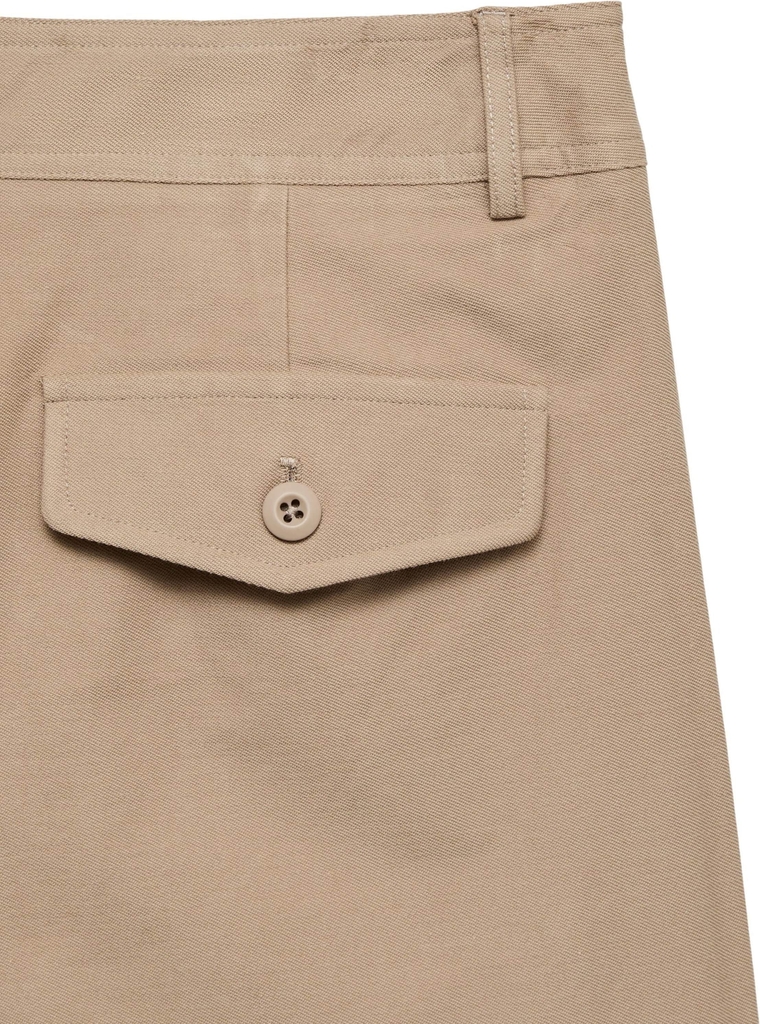 vero moda tønde bukser 'vmsofia' i beige
