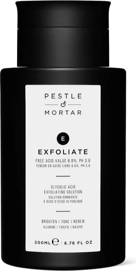 Eksfolierende tonic med glykolsyre fra Pestle&Mortar 200 ml