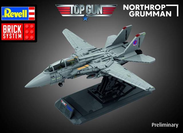 Revell Top Gun Brick System Set F-14A Tomcat