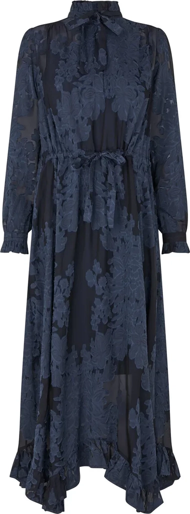 Dea Kudibal LyciaDEA NS Dress Midi Flora Imperial - Navy