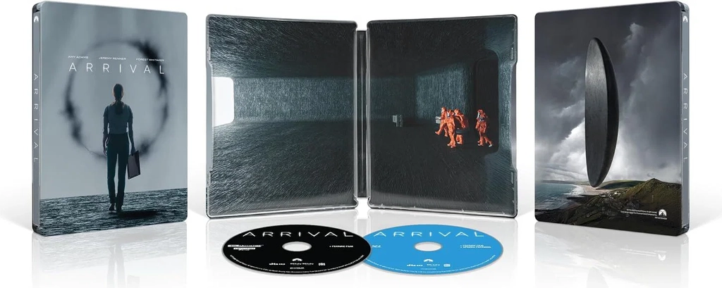 arrival (steelbook) 4k uhd + blu-ray (us import)