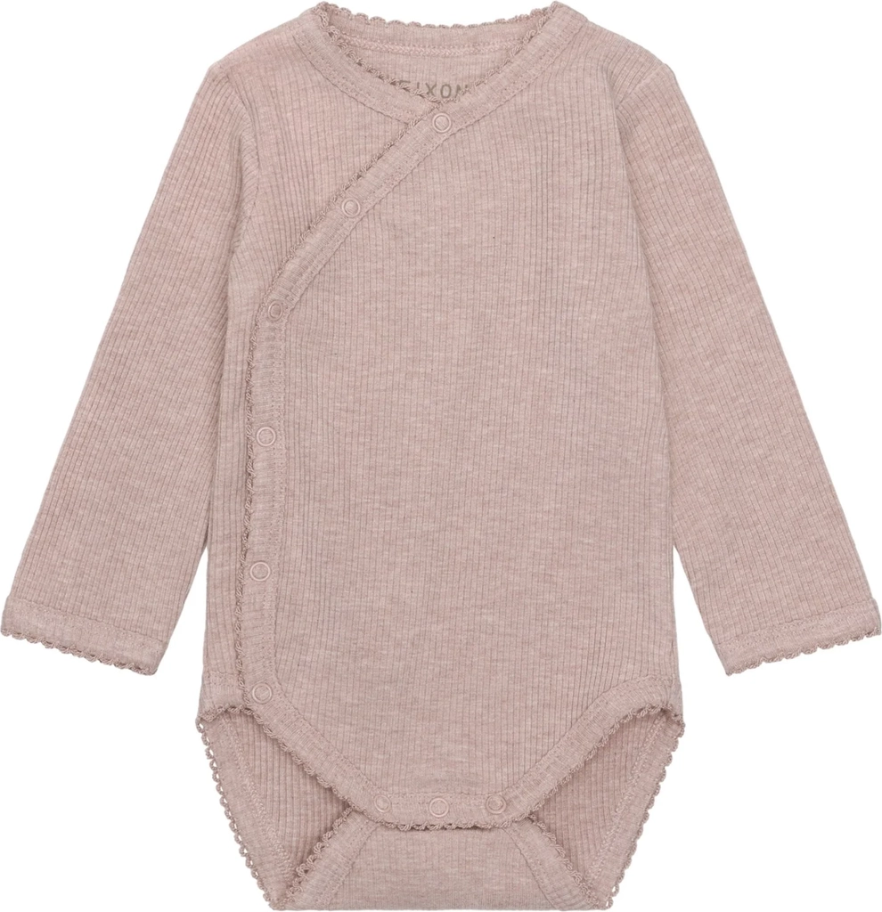 Fixoni Slå-om Body L Æ Pale Mauve Melange