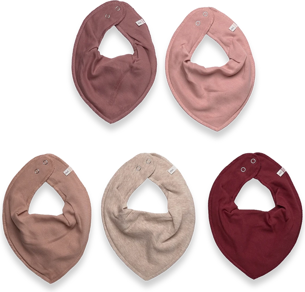 pippi vetiver bandana savlesmæk solid 5-pak
